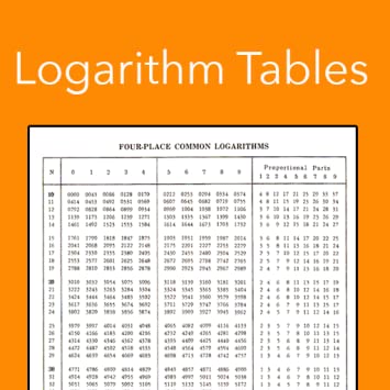 log and anti log table pdf